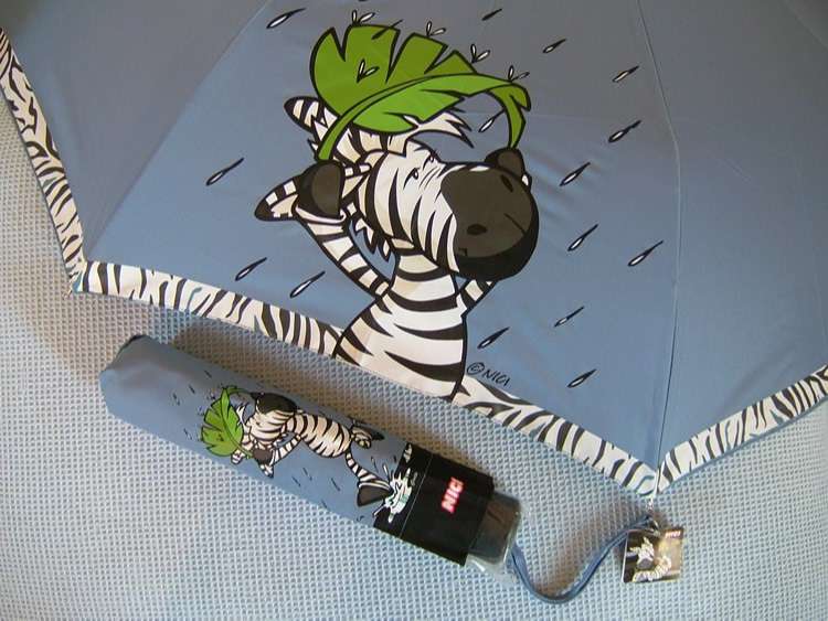 Nici Toys - Zebra Umbrella - Wild Friends - Click Image to Close